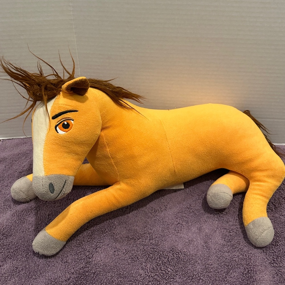 Dreamworks Spirit Horse Plush Toy Stuffed Animal Riding Free Collectible Big 18"